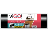 viGO! Worki na odpady czarne, 7 µ, 60 litrów 60 x 70 cm 50 sztuk