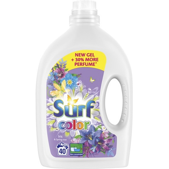 Surf Color Iris & Spring Rose gel na praní barevného prádla 40 dávek 2,1 l