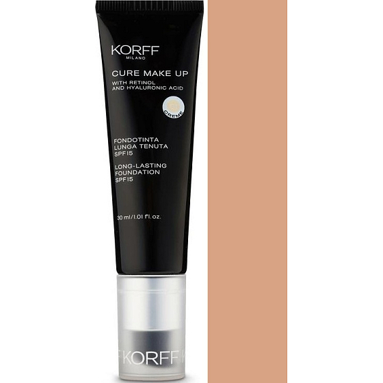 Korff Cure Make Up Long-lasting Foundation SPF15 dlouhotrvající make-up 04 Hazelnut 30 ml