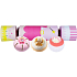 Bomb Cosmetics Fairy Godmother Cracker musująca kula do kąpieli 3 x 160 g, kosmetyczny zestaw