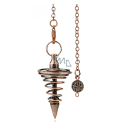 Wahadło spiralne metalowe do wróżb Reiki i duchowych uzdrowień, stożek 25,4 mm, starożytny styl
