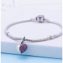 Zawieszka ze srebra 925 Serce otwierane Kocham Cię, charms do bransoletki miłość