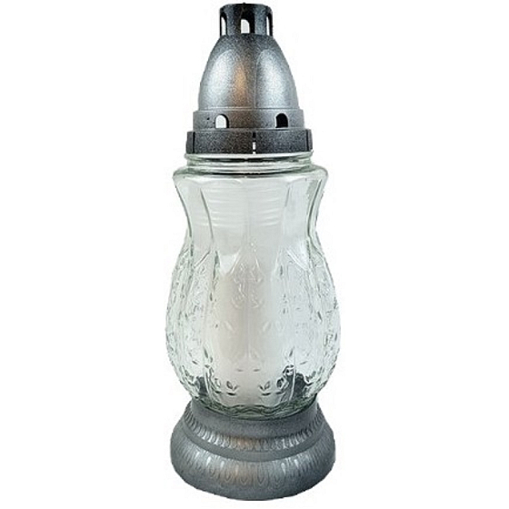 Bolsius Lampa szklana z woskiem 26 cm 100 g