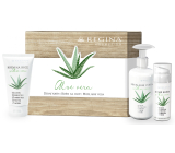 Regina Aloe Vera krem do twarzy 50 ml + woda micelarna 250 ml + krem do rak 75 ml, zestaw kosmetykow