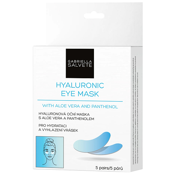 Gabriella Salvete Eye Pads rozjasňující a hydratační maska pod oči s hyaluronem 5 kusů
