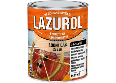 Lazurol S1119 lak morski odporny lak na drewno bezbarwny, mat 750 ml