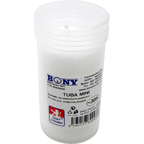 Bony świeca cmentarna, wkład mini, średnica 4,5 cm, wysokość 11 cm, czas palenia 30 h, 90 g Bony świeca cmentarna, wkład mini, średnica 4,5 cm, wysokość 11 cm, czas palenia 30 h, 90 g
