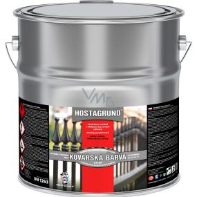 HOSTAGRUND kovářská barva S2160K, 0950 kovářská čerň, 9 l HOSTAGRUND kovářská barva S2160K, 0950 kovářská čerň, 9 l