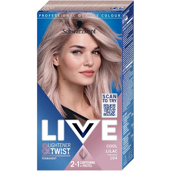 Schwarzkopf Live barva na vlasy 104 Cool Lilac