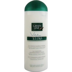 Green Line Basic 2v1 čisticí mléko a tonik 200 ml Green Line Basic 2v1 čisticí mléko a tonik 200 ml