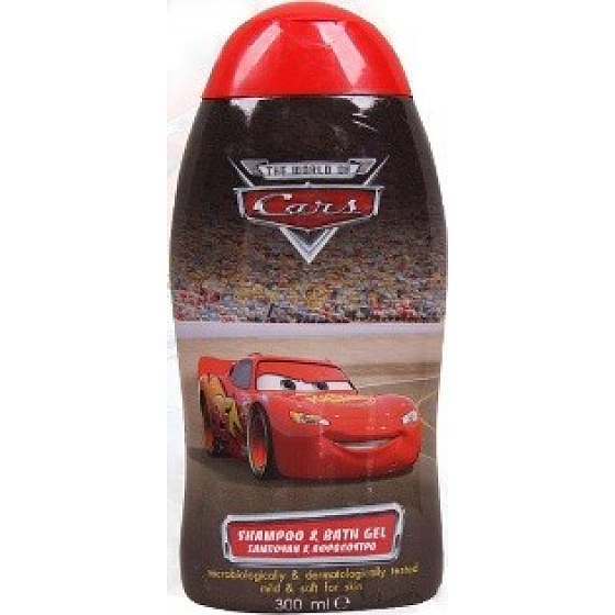 Disney Cars McQueen 2v1 sprchový gel a šampón 300 ml