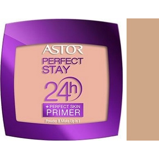Astor Perfect Stay 24h + Perfect Skin Primer Powder & Make-up in1 pudr a make-up v 1 102 Golden Beige 7 g