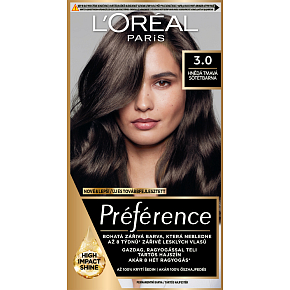 L'oreal Paris Préférence farba do włosów, ciemny brąz 3.0