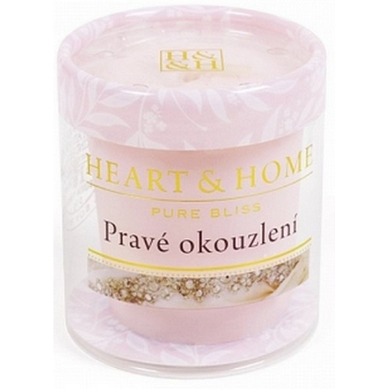Heart & Home Pravé okouzlení Sojová vonná svíčka bez obalu hoří až 15 hodin 53 g