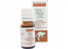 Australian Tea Tree Oil Original 100% čistý přírodní olej čistí pokožku od bakterií 10 ml