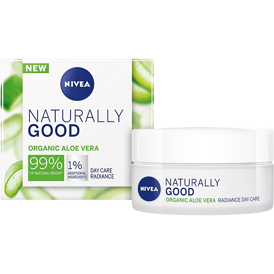 Nivea Naturally Good rozjaśniający krem na dzień 50 ml
