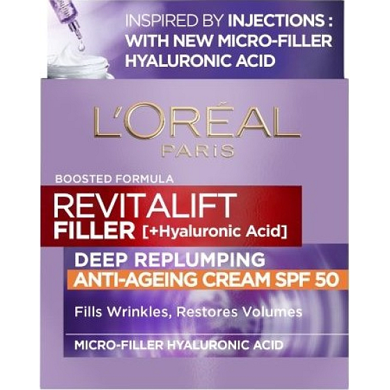 Loreal Paris Revitalift Filler Krem przeciwstarzeniowy SPF50 50 ml