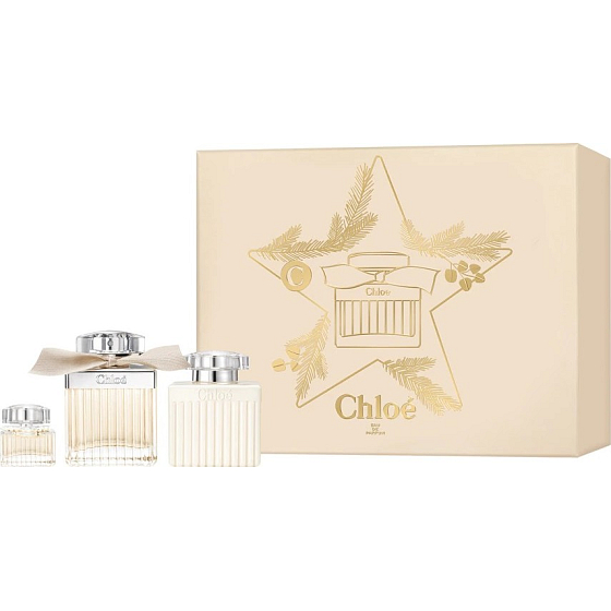 Chloé Chloé parfémovaná voda 75 ml + tělové mléko 100 ml + parfémovaná voda 5 ml, dárková sada pro ženy