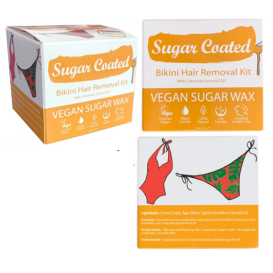 Sugar Coated Heřmánek epilační sada na oblast bikin 200 g