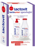 Lactovit Lactourea ujędrniające mleko do ciała dla bardzo suchej skóry 400 ml + ujędrniający żel pod prysznic dla bardzo suchej skóry 500 ml, zestaw kosmetyczny