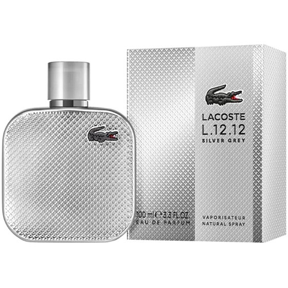 Lacoste L.12.12 Silver Grey parfémovaná voda pro muže 100 ml s elegantní a svěží vůní