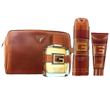 Guess Iconic parfémovaná voda 100 ml + deodorant sprej 170 g + sprchový gel 100 ml + kosmetická taška, dárková sada pro muže