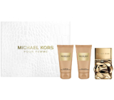 Michael Kors Pour Femme parfémovaná voda 50 ml + tělové mléko 50 ml + sprchový gel 50 ml, dárková sada pro ženy