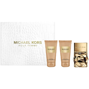 Michael Kors Pour Femme woda perfumowana 50 ml + mleczko do ciała 50 ml + żel pod prysznic 50 ml, zestaw prezentowy dla kobiet