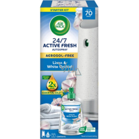 Air Wick Active Fresh Refill Linen & White Orchid - Pranie i orchidea automatyczny odświeżacz powietrza 228 ml