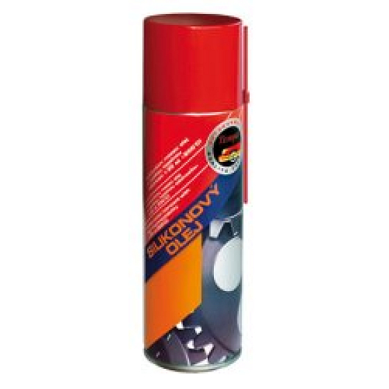 Tempo Olej silikonowy odpowiedni do smarowania części metalowych i plastikowych, powierzchni ściernych, ślizgowych, obrotowych i tocznych 300 ml spray