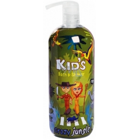 Hergon Crazy Jungle koupelová pěna pro děti 950 ml