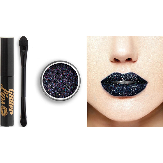 Glitter Lips dlouhotrvající lesk na rty se třpytkami Dark Disorder 3,5 ml