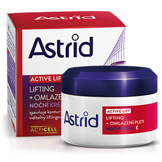 Astrid Active Lift Liftingový omlazující noční krém 50 ml