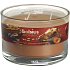 Bolsius Aromatic Plum & Almond Pie - Švestkovo mandlový koláč3 knoty vonná svíčka ve skle 70 x 106 mm 685 g, doba hoření 83 hodin