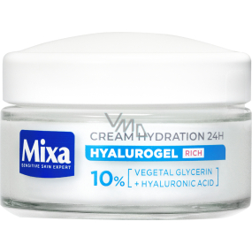 Mixa Sensitive Skin Expert Hyalurogel Rich nawilżający krem do twarzy, 50 ml Mixa Sensitive Skin Expert Hyalurogel Rich nawilżający krem do twarzy, 50 ml