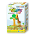 Jumping Clay Savana - Žirafa samoschnoucí modelovací hmota 56 g + papírová maketa + plastové tvořítko 5+