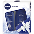 Nivea Body Milk výživné tělové mléko pro velmi suchou pokožku 200 ml + Creme krémový sprchový gel 250 ml, kosmetická sada