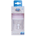 Canpol babies Little Cutie Láhev se širokým hrdlem růžová/modrá pro děti od 0 měsíců 120 ml 1 kus