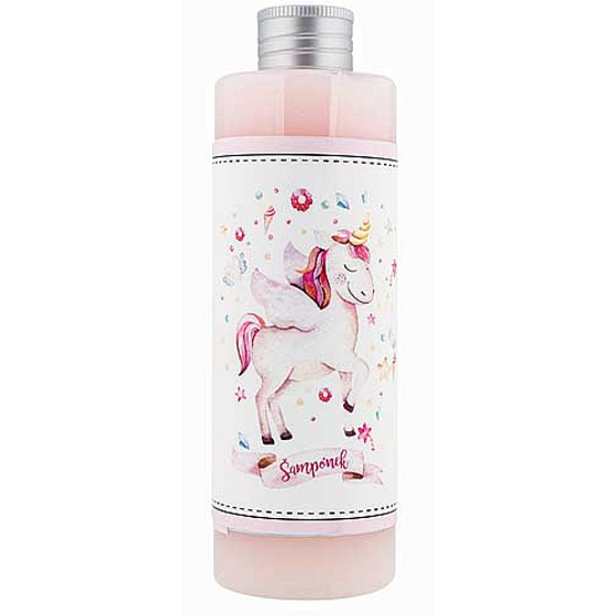 Bohemia Gifts Jednorožec Extrakt z šípků a květů růže šampon na vlasy pro děti 250 ml