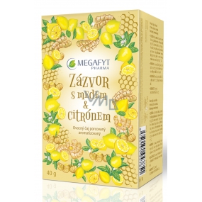Megafyt Bylinková lékárna Ovocný Zázvor s medem & citronem 20 x 2 g