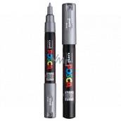 Posca Univerzální akrylátový popisovač 0,7 - 1 mm Stříbrná PC-1M