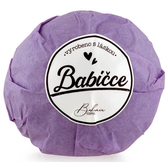 Bohemia Gifts Babičce šumivá pěnivá koule do koupele 100 g