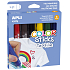 Apli Color Sticks farby temperowe do tkanin mix kolorów 6 x 6 g, zestaw