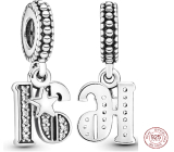 Zawieszka ze srebra próby 925 18 cm, charms do bransoletki