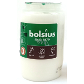 Bolsius olejowa kompozytowa świeca biała, czas palenia 50 godzin 59 x 94 mm