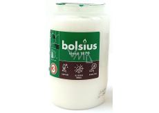 Bolsius olejowa kompozytowa świeca biała, czas palenia 50 godzin 59 x 94 mm