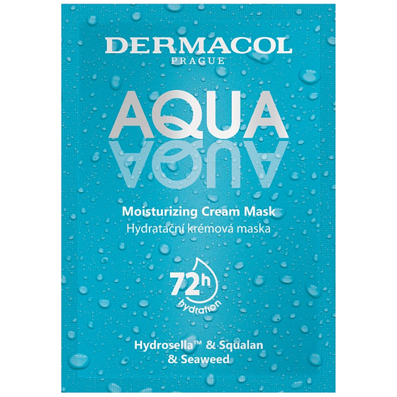 Dermacol Aqua Nawilżająca maska kremowa 2 x 8 ml