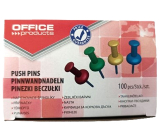 Office Products pinezki plastikowe 100 sztuk