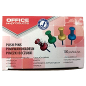 Office Products pinezki plastikowe 100 sztuk