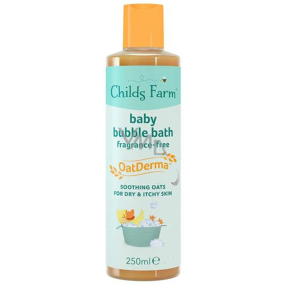 Childs Farm Baby Oat Derma piana kąpiel bez zapachu dla suchej i swędzącej skóry ze skłonnością do egzemy 250 ml Childs Farm Baby Oat Derma piana kąpiel bez zapachu dla suchej i swędzącej skóry ze skłonnością do egzemy 250 ml